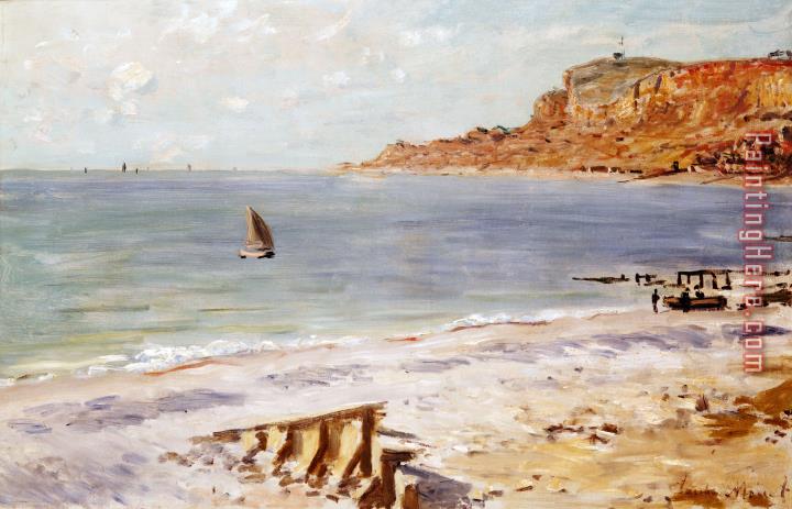 Claude Monet Seascape at Sainte Adresse